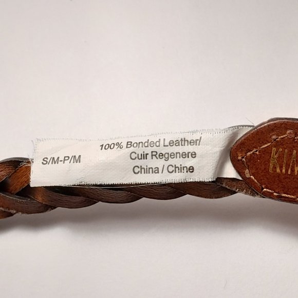 NWOT! Kimchi Blue Brown Woven Belt Women's Size S/M-P/M - Picture 6 of 8